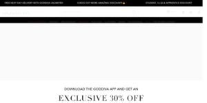 Claim 15%-30% Off Your First Order Goddiva